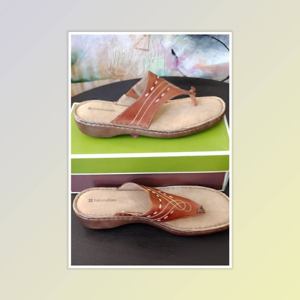 NWT Neutralizer Memory Foam Thong Sandals Size 10M